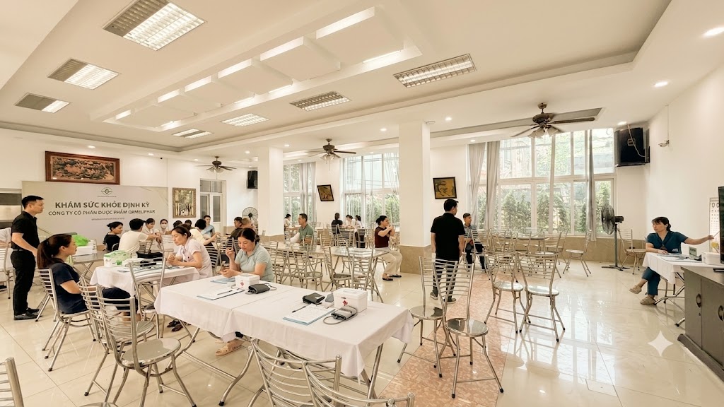 Toàn cảnh ngày khám sức khỏe định kỳ tại Công ty Dược phẩm QDMELIPHAR