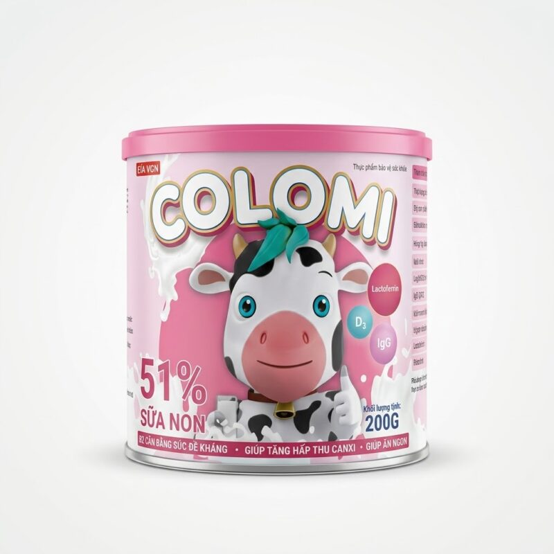 Colomi Sữa Non Colomi (51% Sữa Non) - Tăng Sức Đề Kháng, Giúp Ăn Ngon - Meliphar